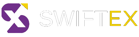 Swiftex Logo No BG White Text